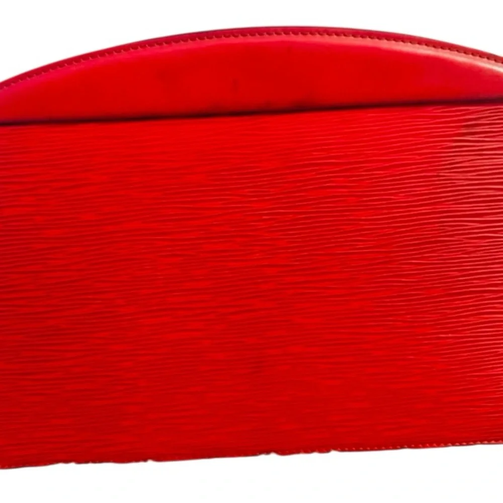 A-1CS-2A: LOUIS VUITTON Trousse Crete Epi Leather Clutch Bag, EUC